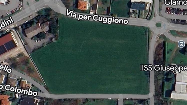 Vista satellitare area