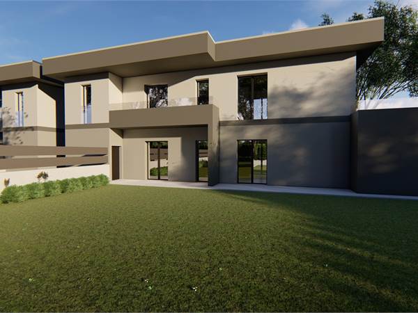 EcoLife Park | Un enorme giardino con al centro un trilocale